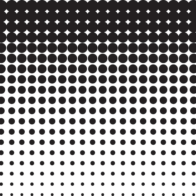un fondo blanco y negro con círculos y puntos