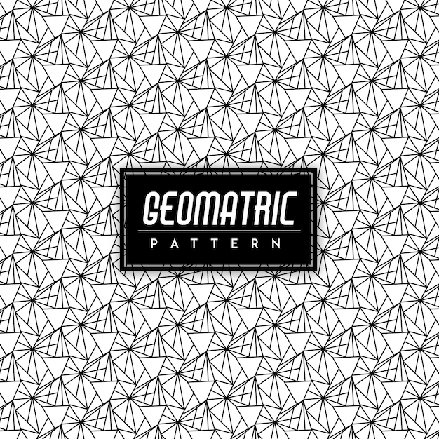 Fondo blanco y negro Geomatric Seamless Pattern