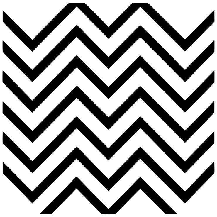 Vector un fondo blanco y negro con un patrón en zigzag negro