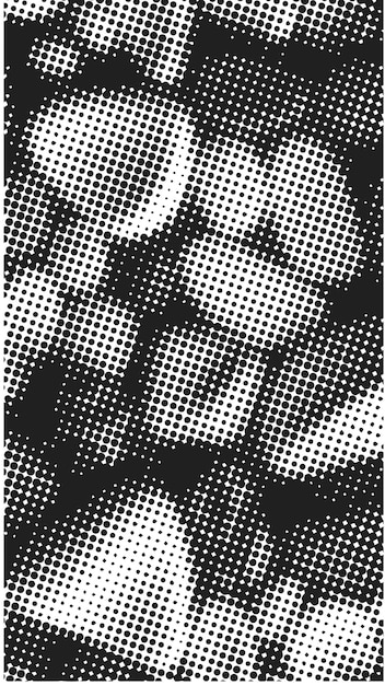 Fondo blanco y negro de semitono abstracto