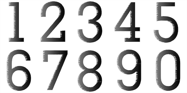 un fondo blanco con números y números que dicen el número 3