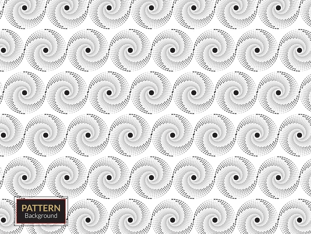 un fondo blanco con un patrón blanco y negro con espirales