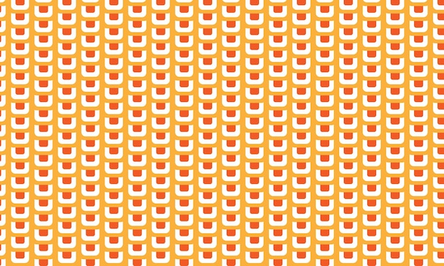 y fondo blanco con un patrón de cuadrados naranjas