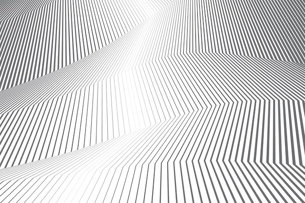 un fondo blanco con un patrón de líneas en blanco y negro