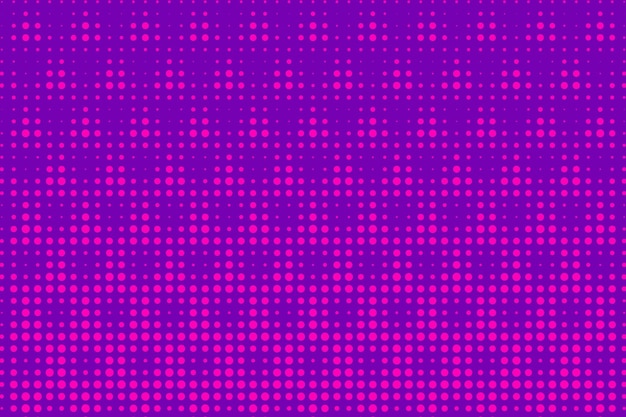 Fondo blanco con un patrón de medio tono punteado de colores