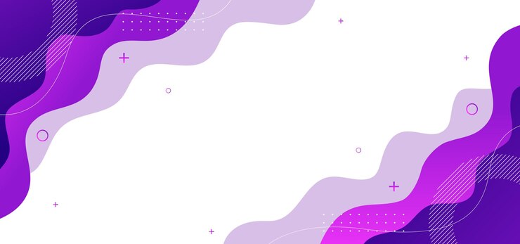 Un fondo blanco con un patrón de onda púrpura