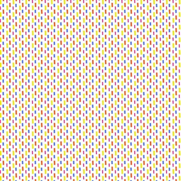 Un fondo blanco con un patrón de puntos de colores Impresión abstracta moderna de puntos coloridos Creative coll