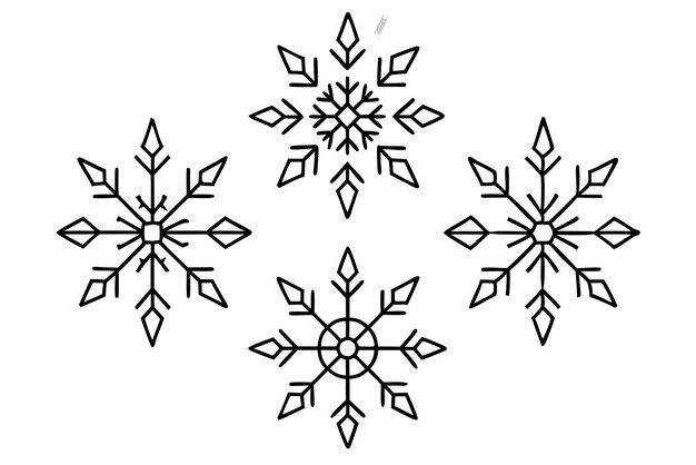un fondo blanco con un patrón que dice copo de nieve