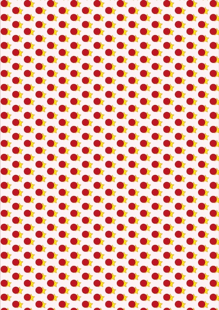 un fondo blanco con puntos de polca que dicen cereza