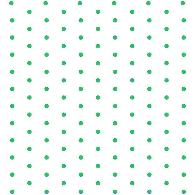 Fondo blanco con puntos verdes