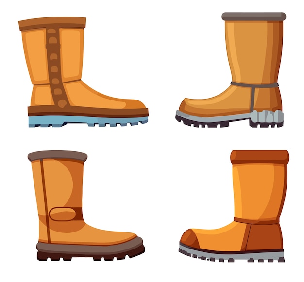 fondo blanco de raquetas de nieve ilustración aislada estilo vectorial de flipart mínimo