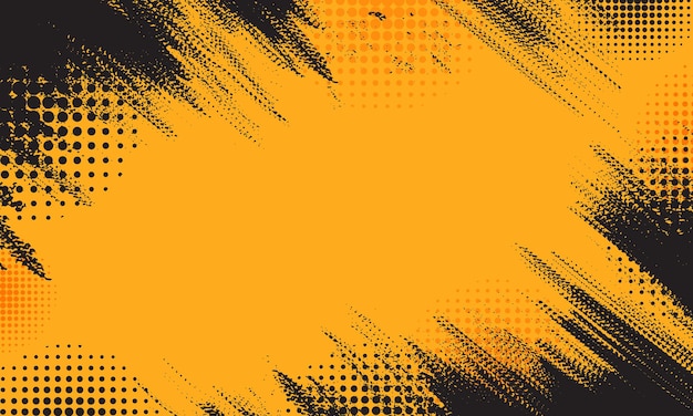 Fondo en blanco trazas de pincel grunge abstractas