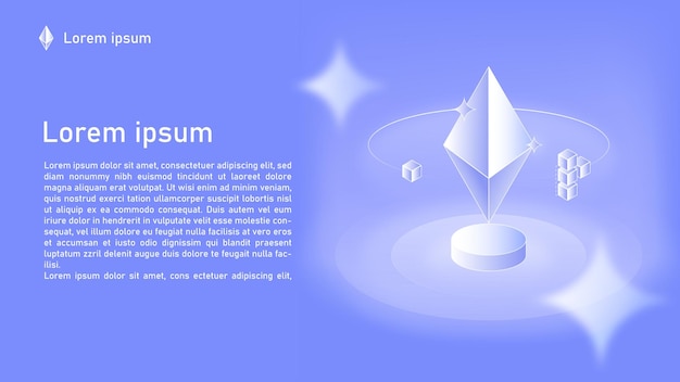 fondo de blockchain ligero para web y banner