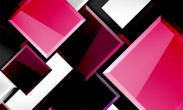 Fondo de bloques cuadrados y rectangulares de colores