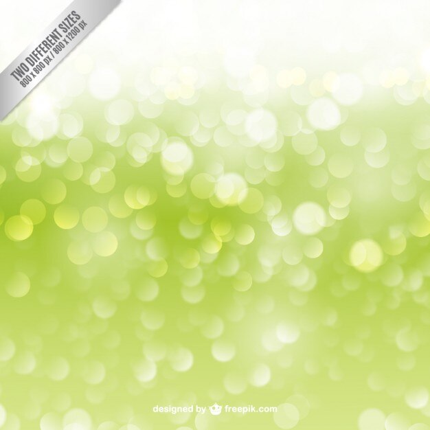 Fondo Bokeh en color verde
