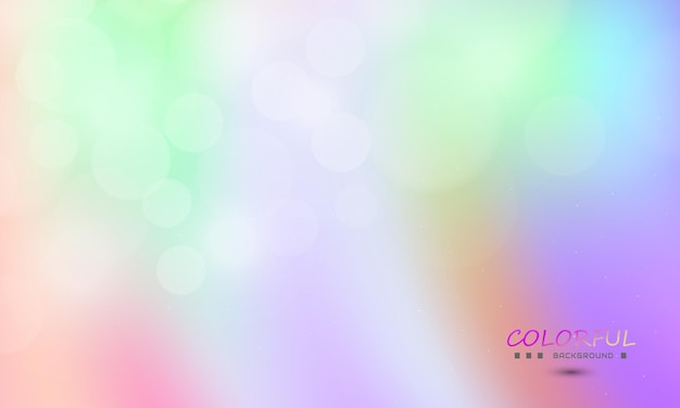 Fondo de bokeh colorido