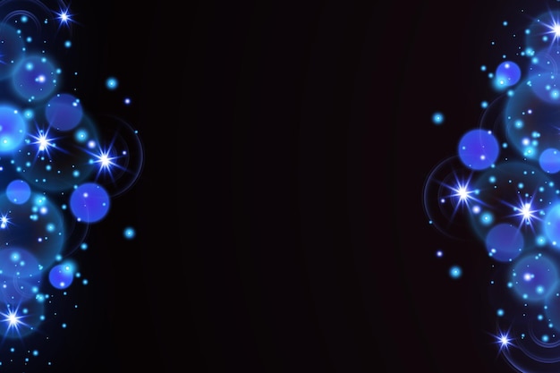 Fondo bokeh con destellos.Efecto de luz.partículas brillantes.