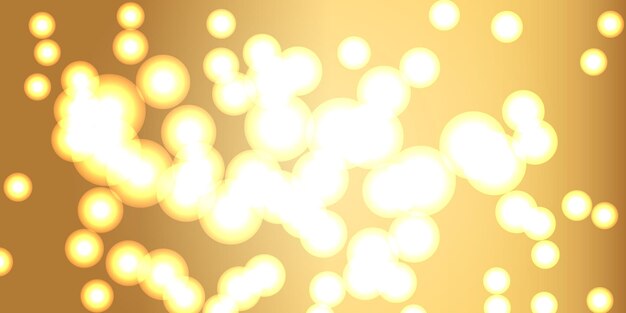 Fondo de bokeh dorado Concepto de vacaciones y fondo de celebración Fondo de bokeh claro