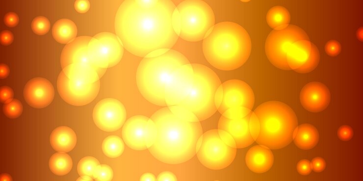 Vector fondo de bokeh dorado concepto de vacaciones y fondo de celebración fondo de bokeh claro