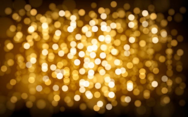 El fondo de Bokeh dorado