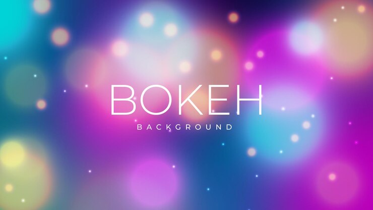 Vector fondo bokeh luminoso con combinación de colores suaves púrpura azul verde