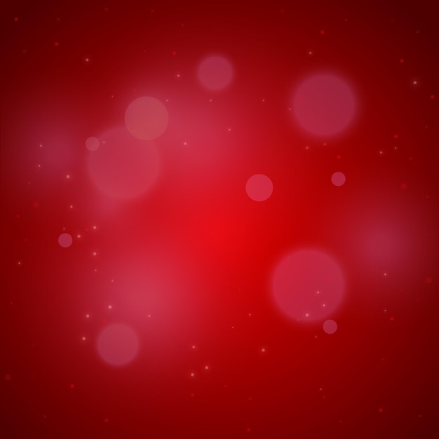 Fondo de bokeh vectorial realista