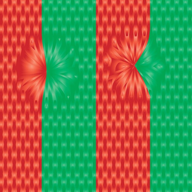 fondo de bolas de Navidad rojas y verdes abstractas