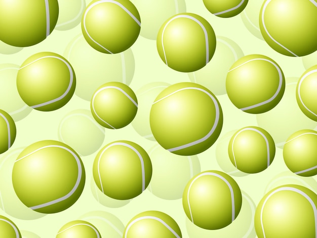 El fondo de las bolas de tenis
