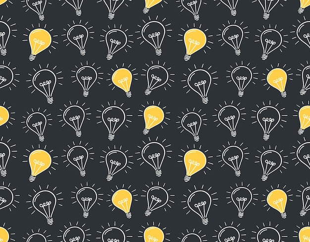 Fondo con bombillas