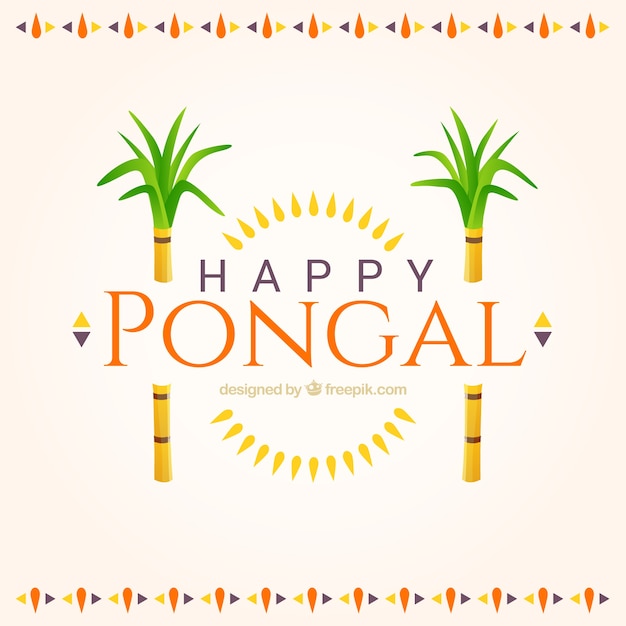 Fondo bonito de feliz pongal