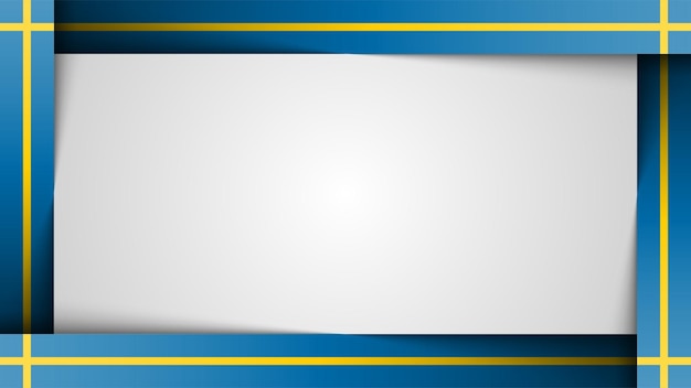 Fondo de borde Suecia gráfico y etiqueta