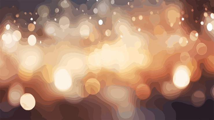 Vector el fondo borroso de bokeh natural y sereno
