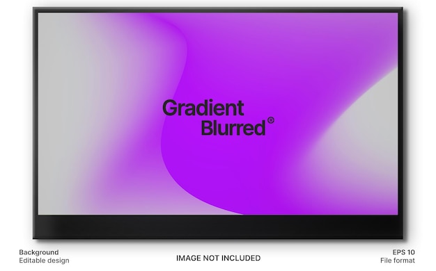 El fondo borroso de gradiente de moda con colores vibrantes