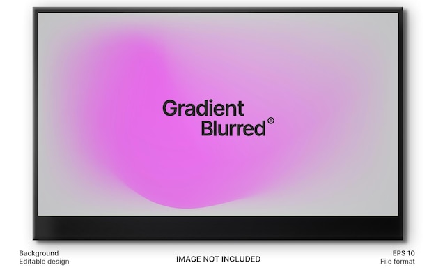 El fondo borroso de gradiente de moda con colores vibrantes