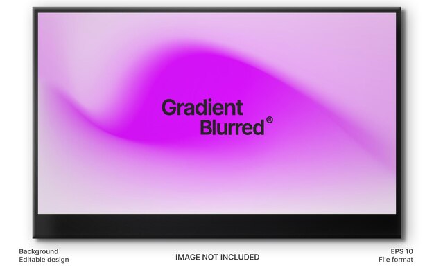 El fondo borroso de gradiente de moda con colores vibrantes
