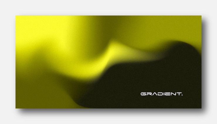 Vector fondo borroso moderno degradado de color abstracto y plantilla de textura de grano de película con un elegante