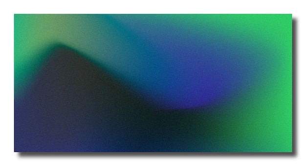 Fondo borroso moderno degradado de color abstracto y plantilla de textura de grano de película con un elegante