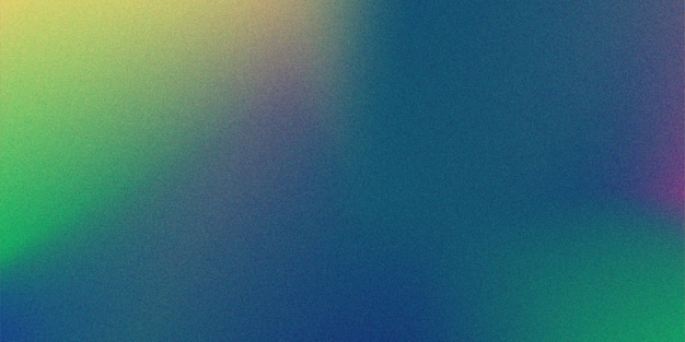 Fondo borroso moderno degradado de color abstracto y plantilla de textura de grano de película con un elegante