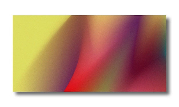 Fondo borroso moderno degradado de color abstracto y plantilla de textura de grano de película con un elegante