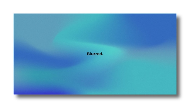 Fondo borroso moderno degradado de color abstracto y plantilla de textura de grano de película con un elegante