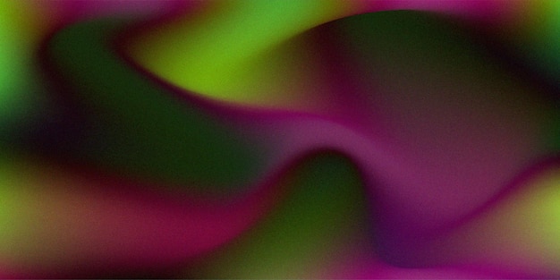 Fondo borroso moderno degradado de color abstracto y plantilla de textura de grano de película con un elegante