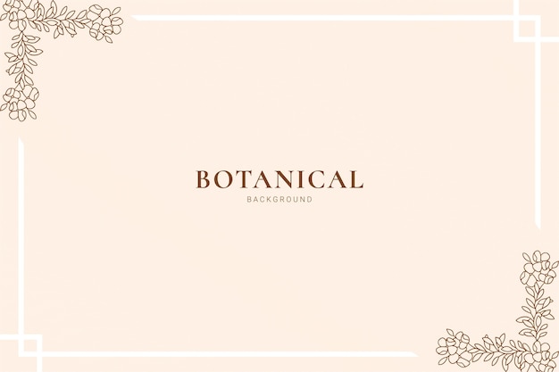 fondo botánico de flores