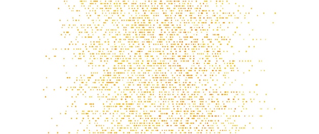Fondo brillante abstracto con puntos naranjas