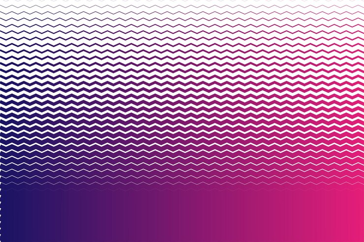Vector fondo brillante horizontal con rayas onduladas de color púrpura abstracto pantalla de escaneo ilustración de stock de fondo futurista de color tecnológico