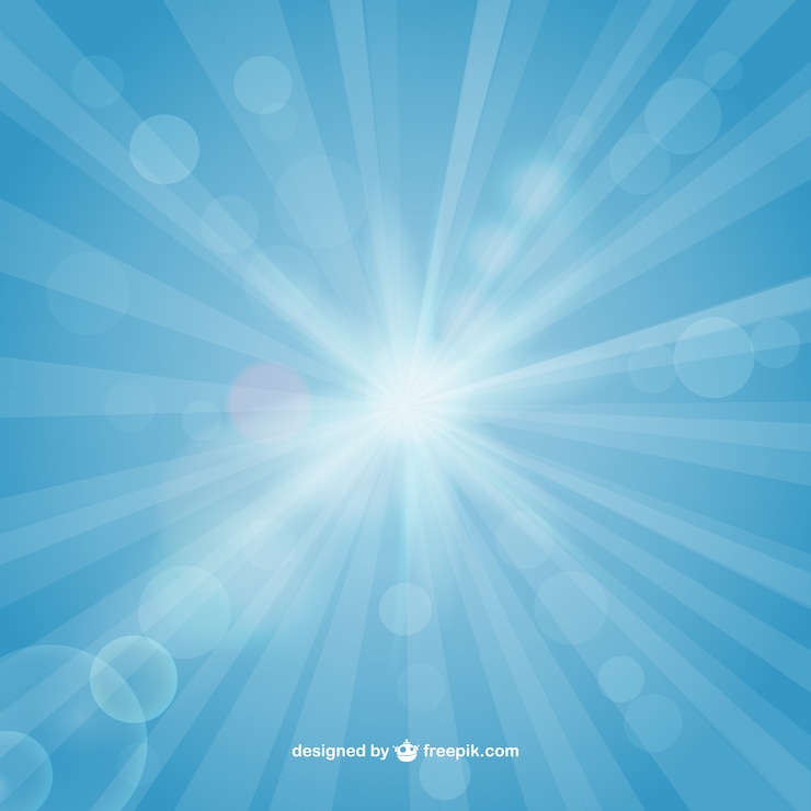 Vector fondo brillante sol