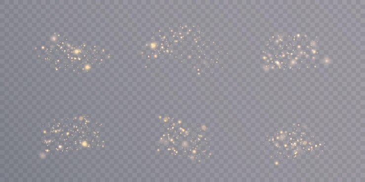 Vector fondo de brillo bokeh de polvo brillante fondo de polvo dorado claro con efecto de luz bokeh