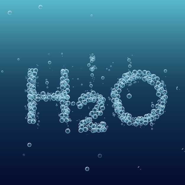 Fondo de burbujas de agua