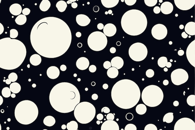 Fondo con burbujas y puntos