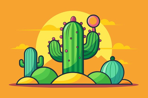 El fondo del cactus es