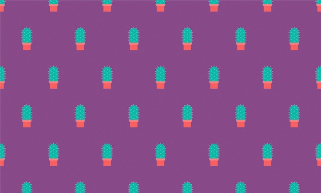 Vector fondo de cactus vibrante